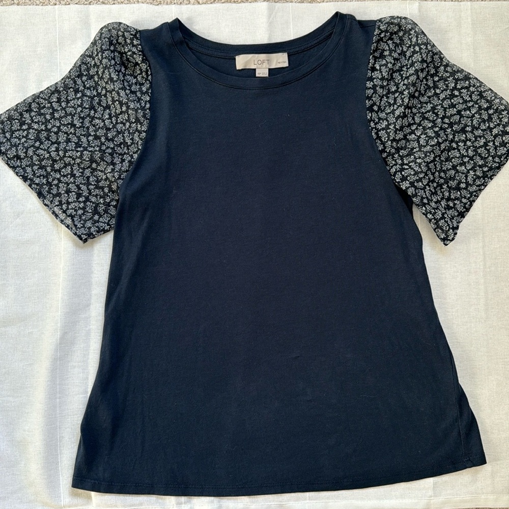 LOFT Tee - Floral Sleeves